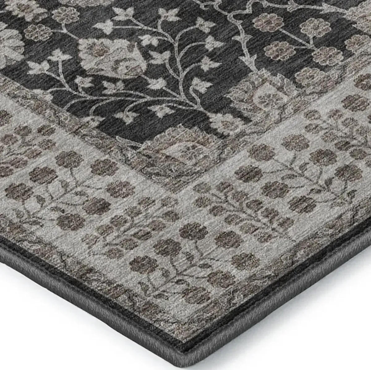 Hatay HY8 Black 8' x 10' Rug