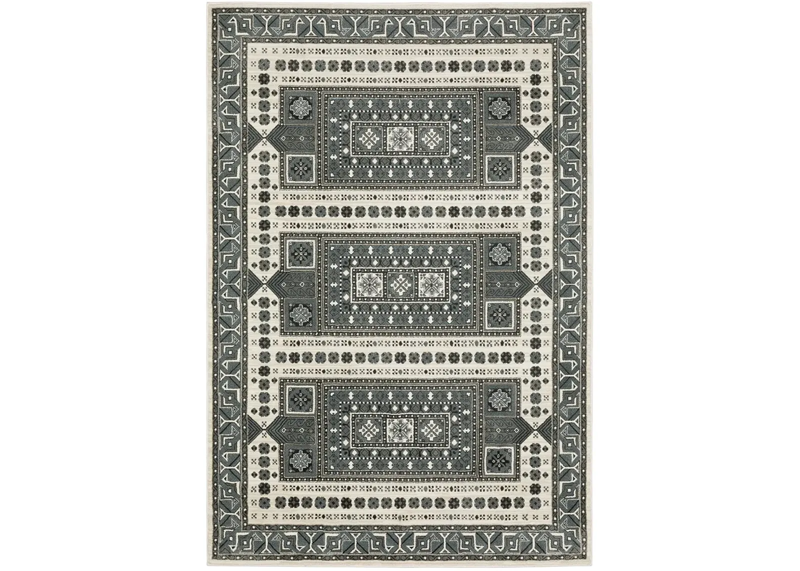 Raylan 2'3" x 7'6" Grey Rug