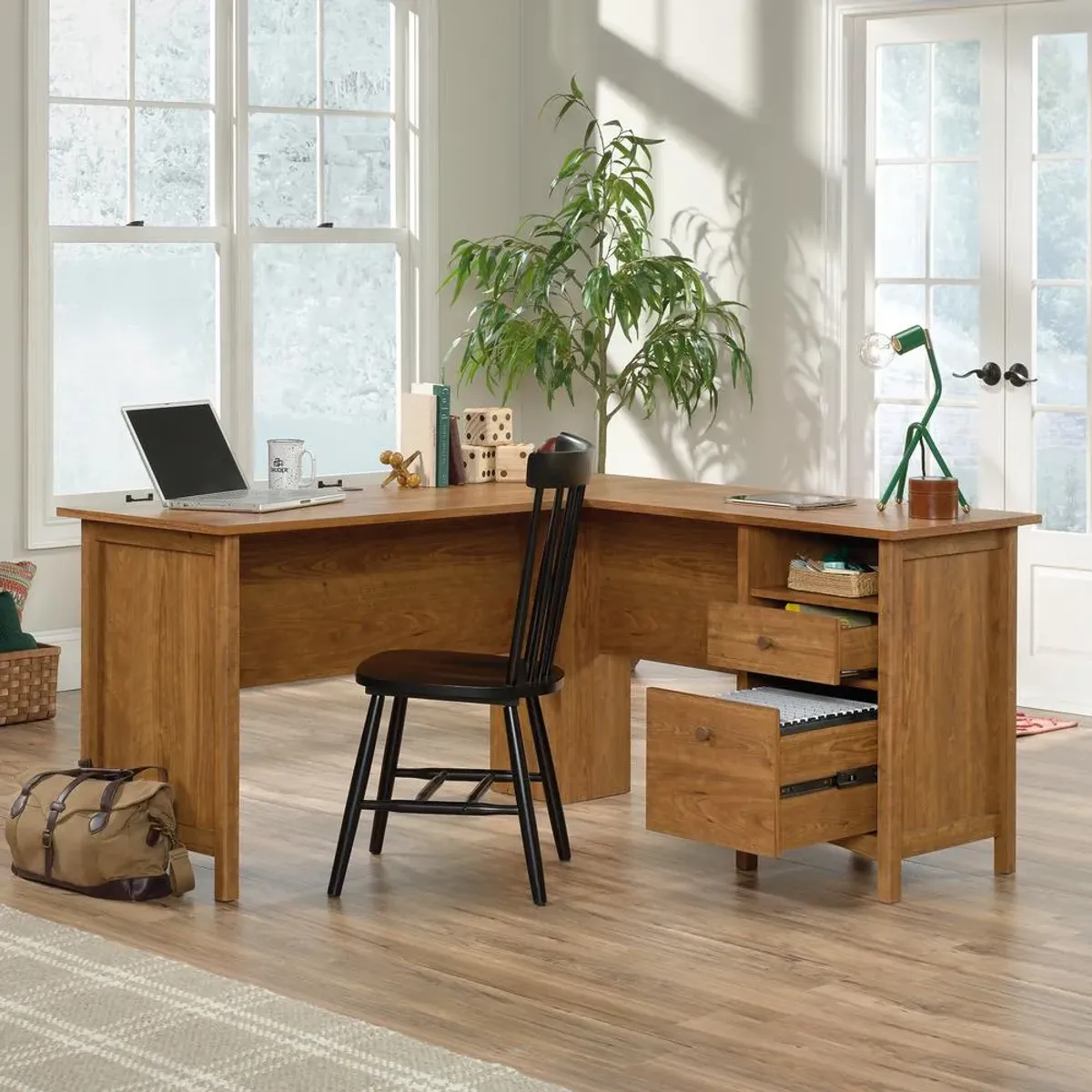 Sauder Union Plain L-Desk Pc