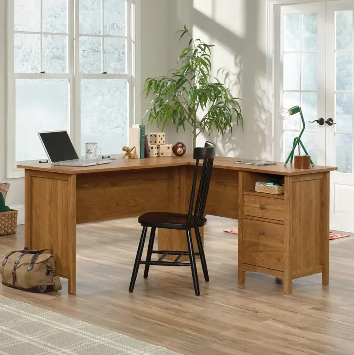 Sauder Union Plain L-Desk Pc