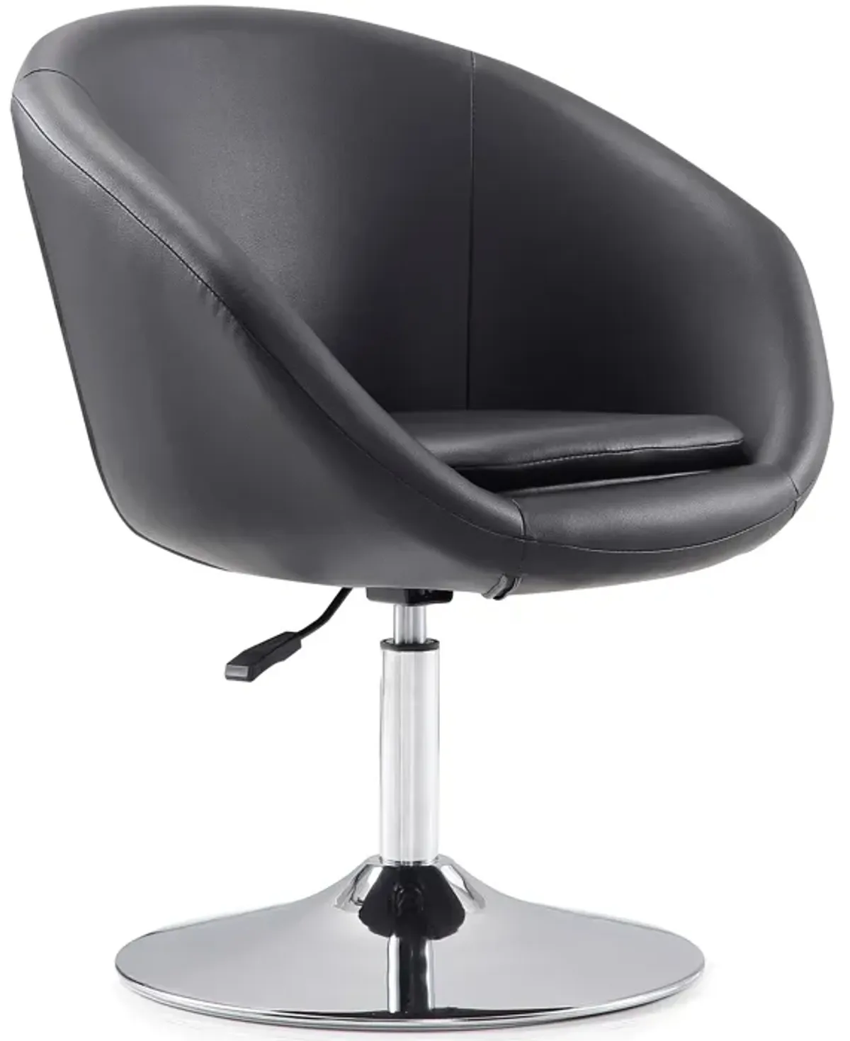 Hopper Black Swivel Accent Chairs (Set of 2)