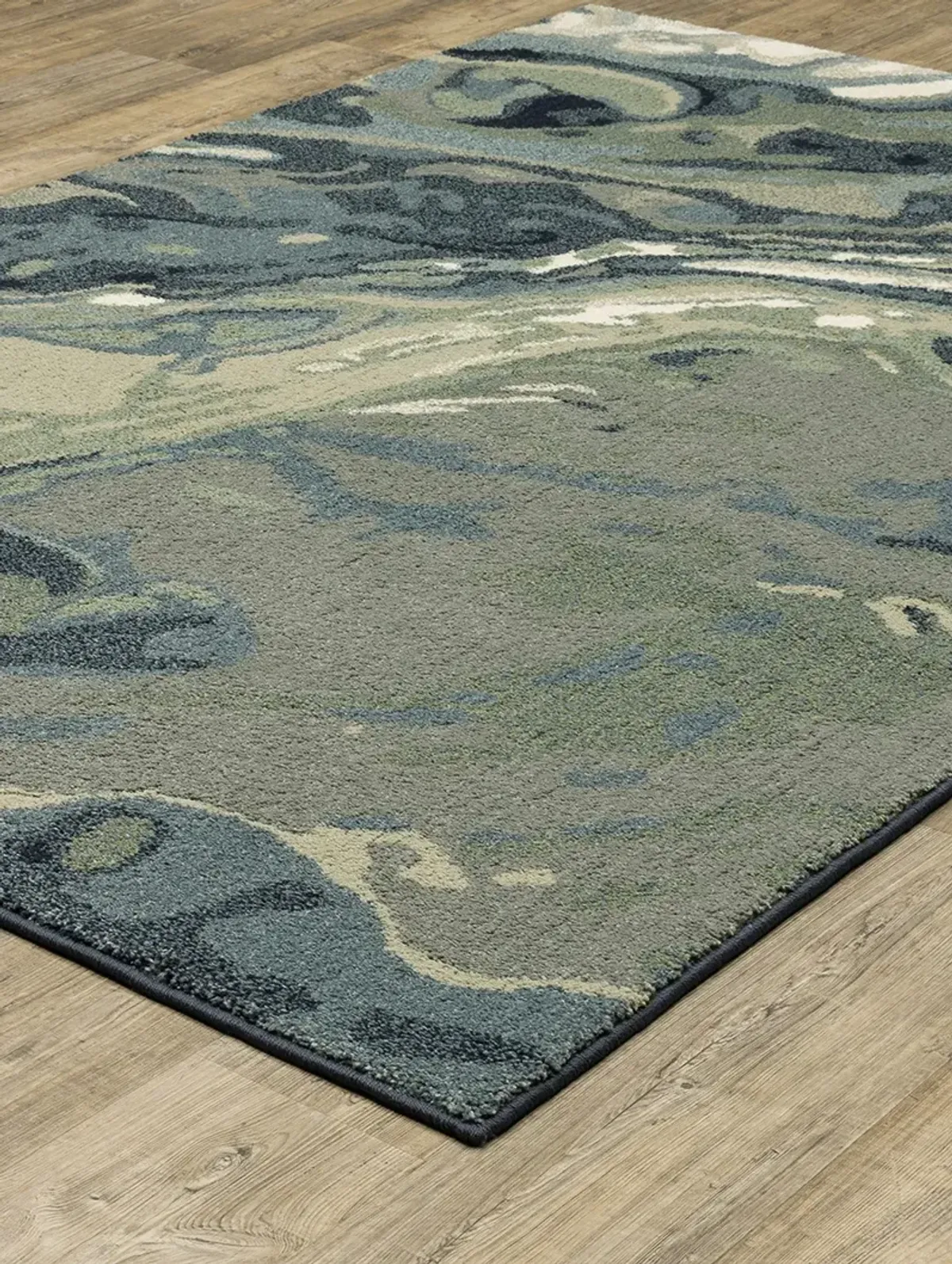 Seneca 5'3" x 7'3" Blue Rug