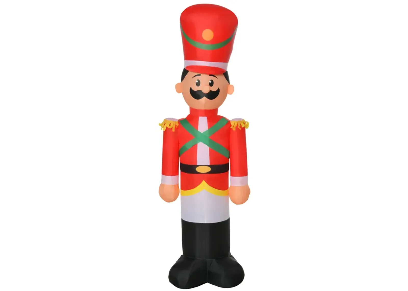 6' Inflatable Christmas Nutcracker Soldier Blow-Up Outdoor Display w/ LEDs