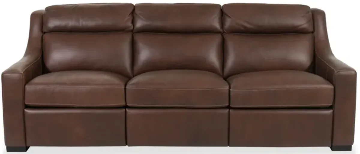 Germain Leather Power Sofa