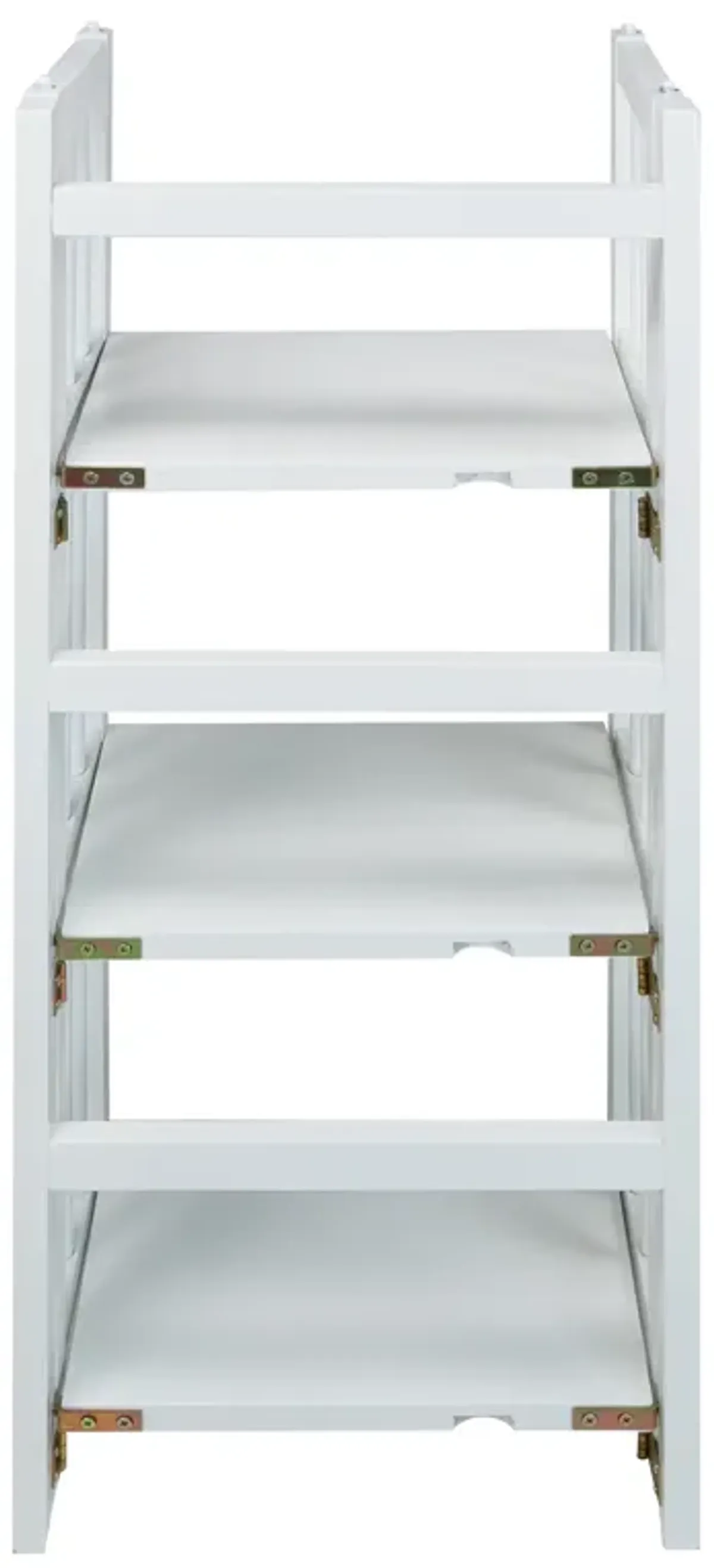 Casual Home 3-Shelf Folding Bookcase, 14" Wide, White