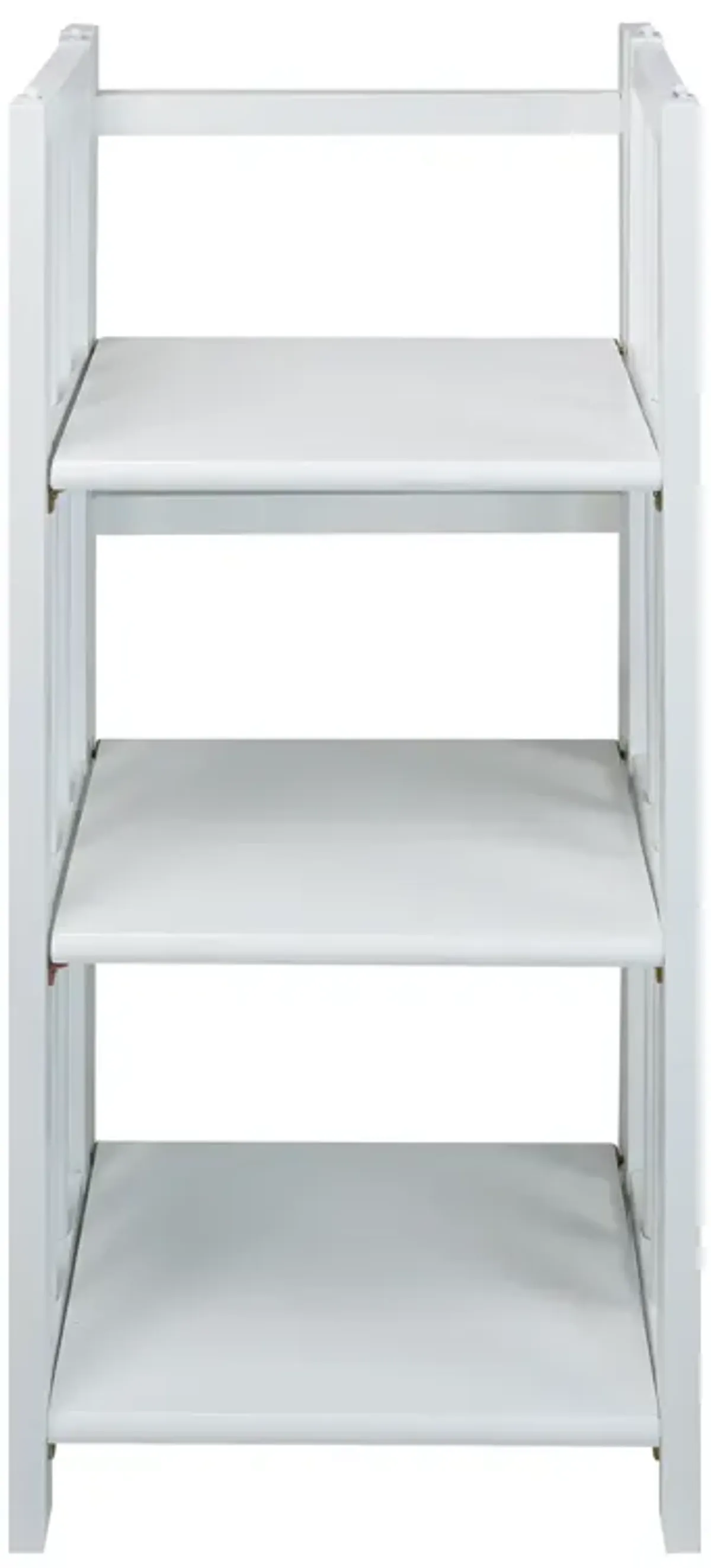 Casual Home 3-Shelf Folding Bookcase, 14" Wide, White