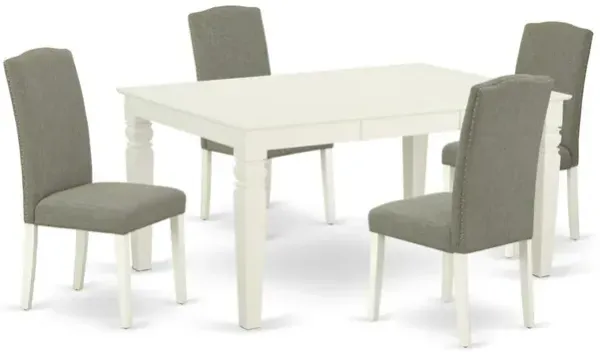Dining Room Set Linen White