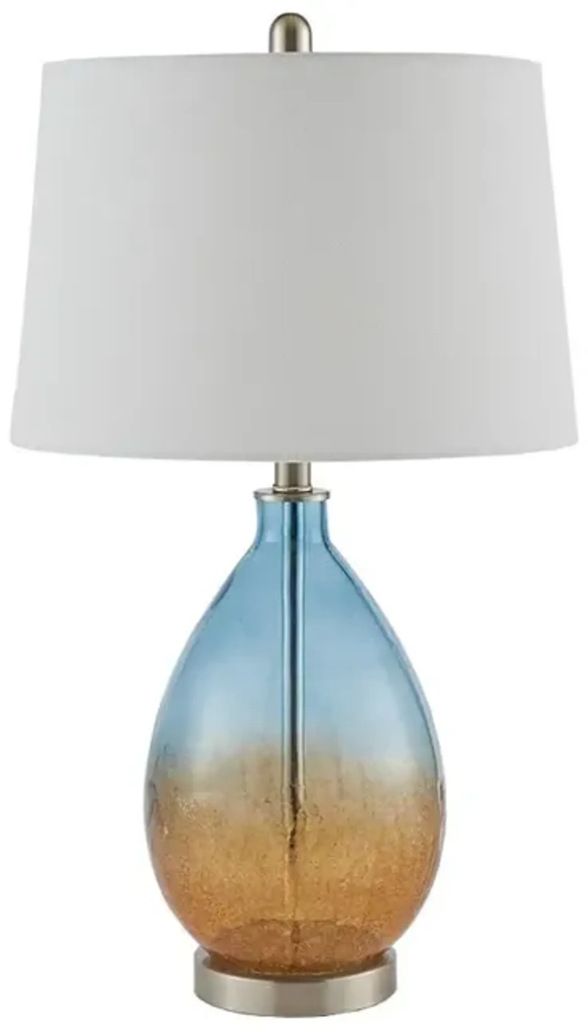 Belen Kox Cortina Blue Glass Table Lamp Set, Belen Kox