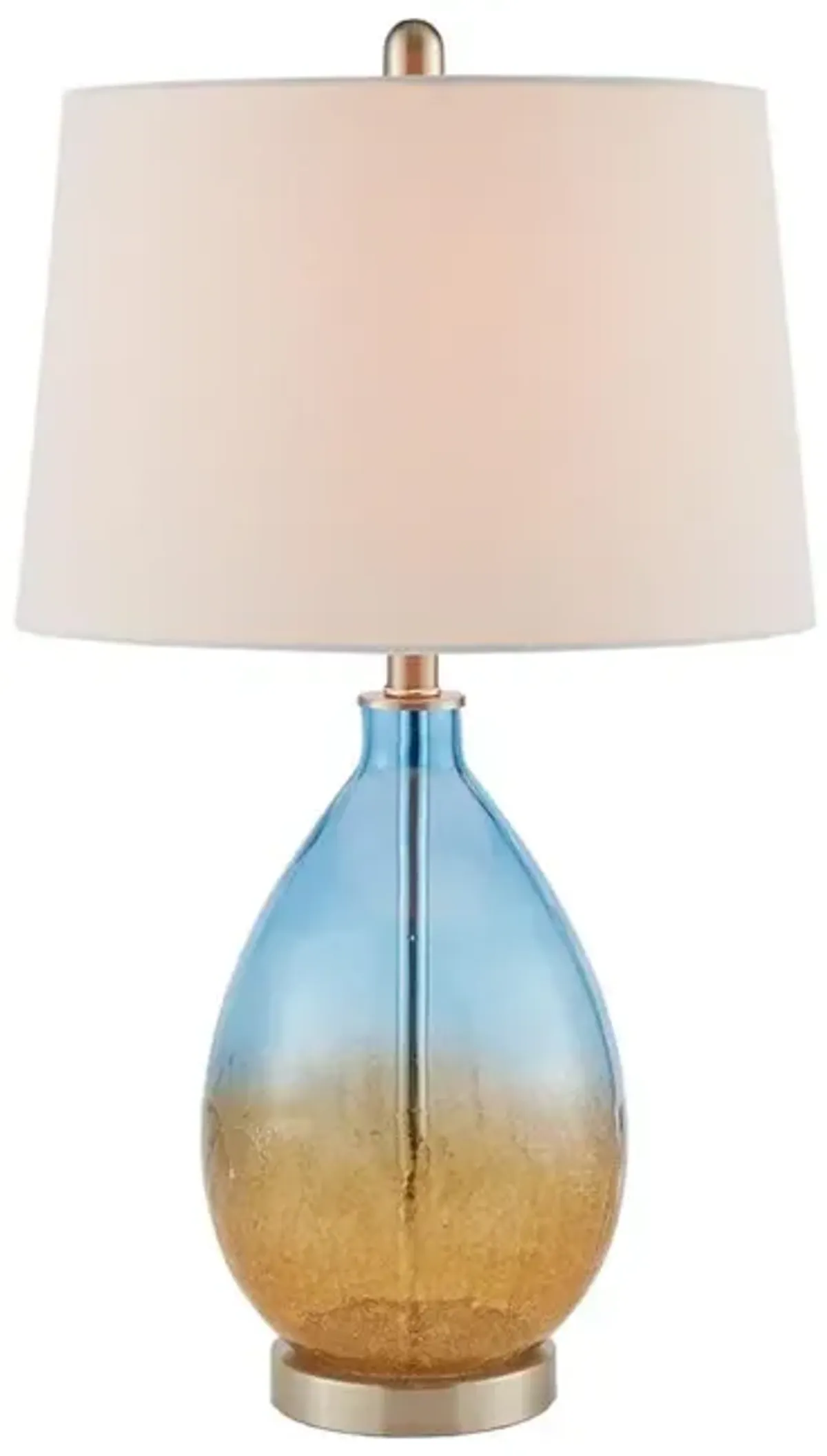 Belen Kox Cortina Blue Glass Table Lamp Set, Belen Kox