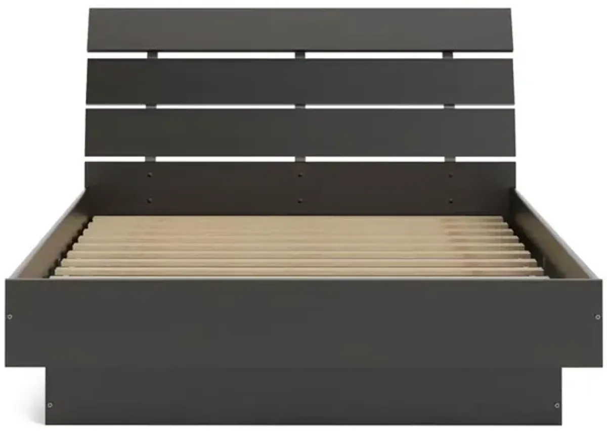 Tvilum Scottsdale Queen Bed with Slat Roll, Coffee