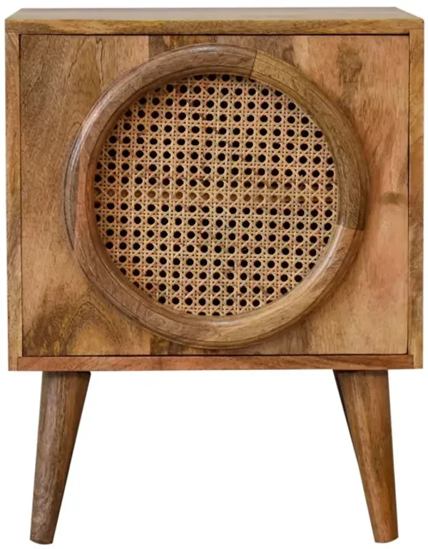 Larissa Solid Wood Oak-ish 1Door Nightstand