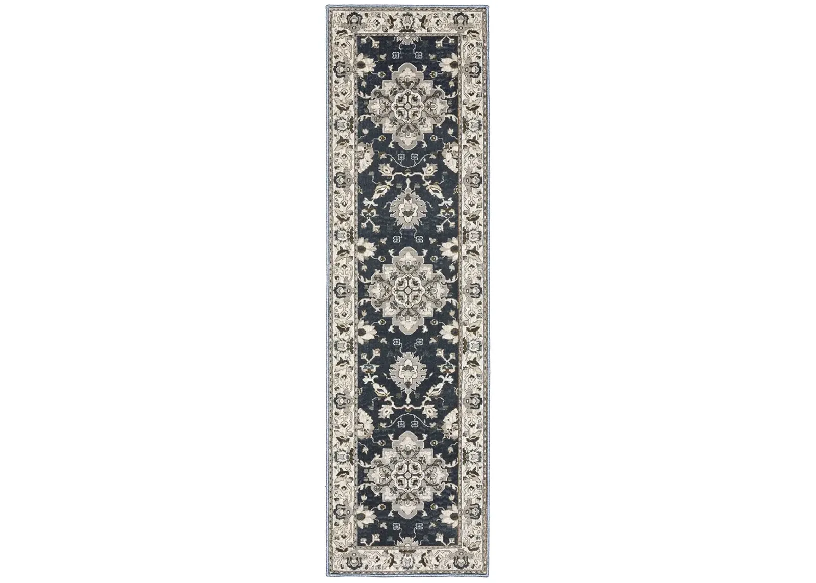 Ellington 2'3" x 7'6" Blue Rug