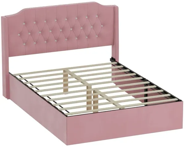 Merax Tufted Upholstered Platform Bed Frame with Headboard