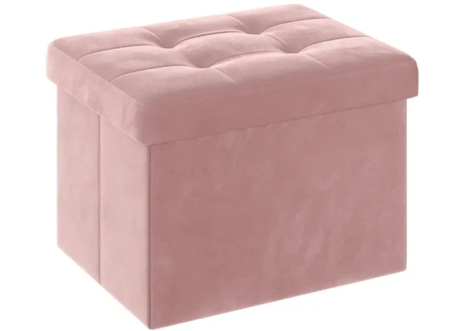 Foldable Storage Ottoman Bench for Space-Saving and Versatile Use