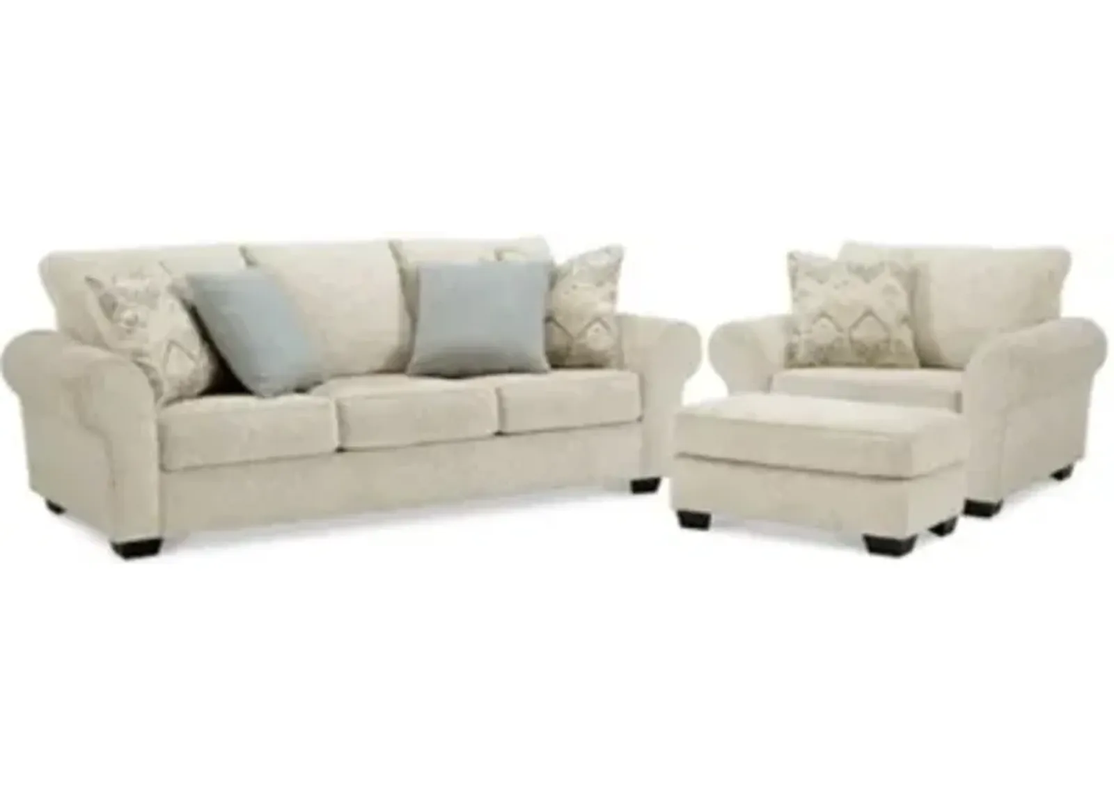 Haisley Sofa, Chair, and Ottoman