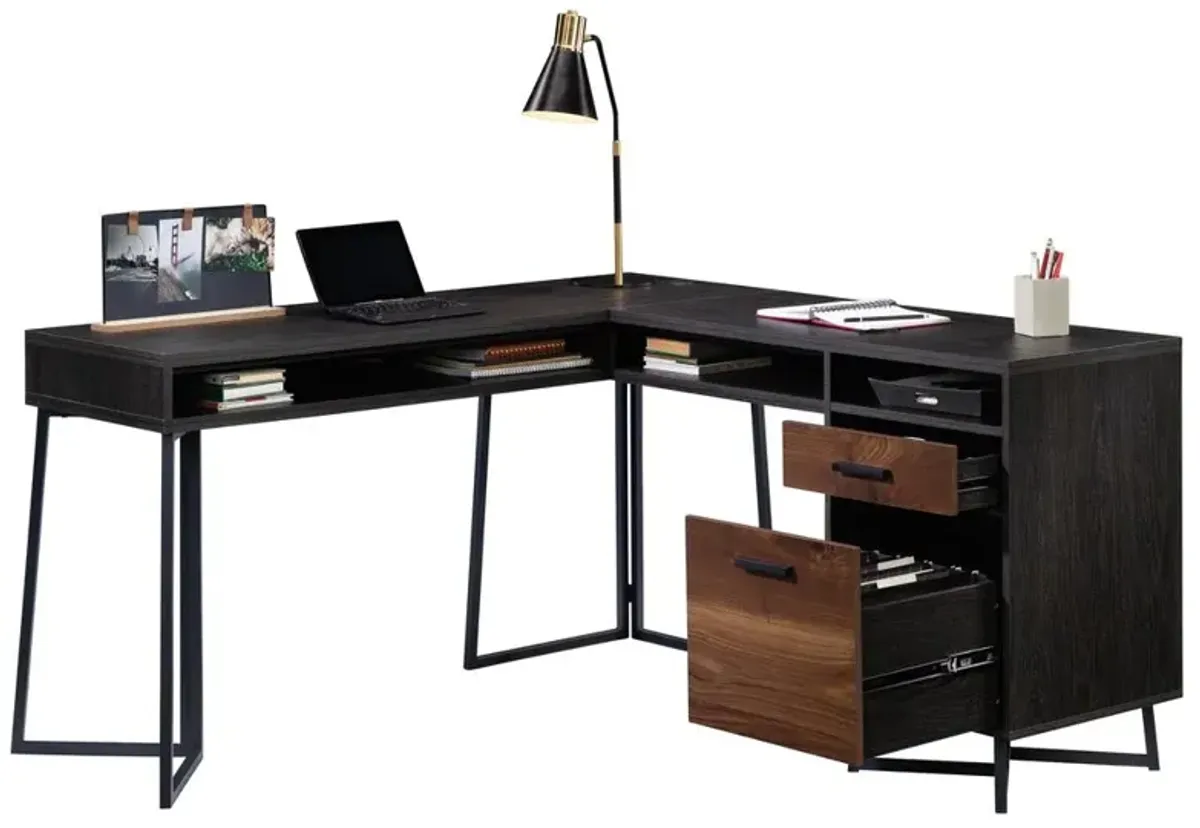 Sauder Canton Lane L Desk Gw