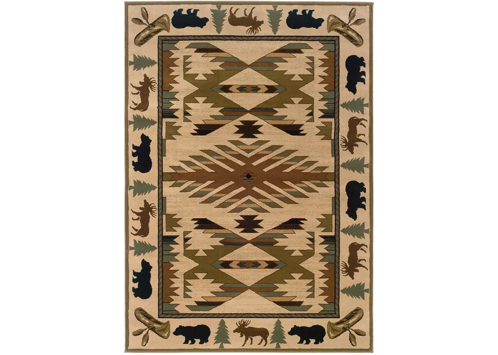 Hudson 1'10" x 3'3" Ivory Rug