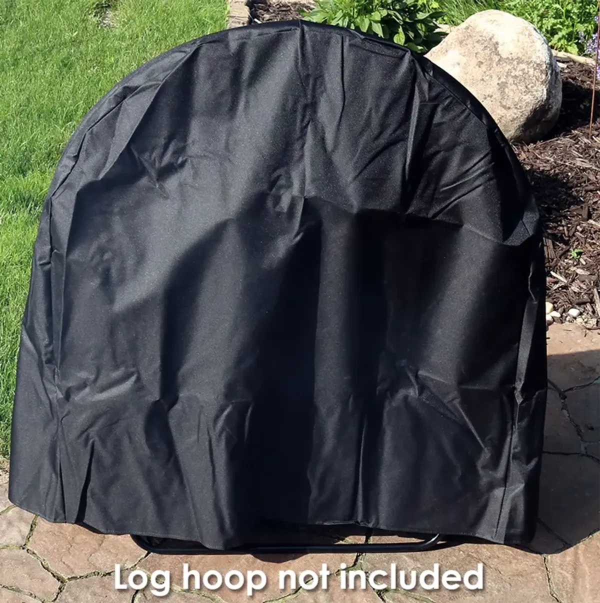 Sunnydaze Heavy-Duty Polyester Firewood Log Hoop Rack Cover