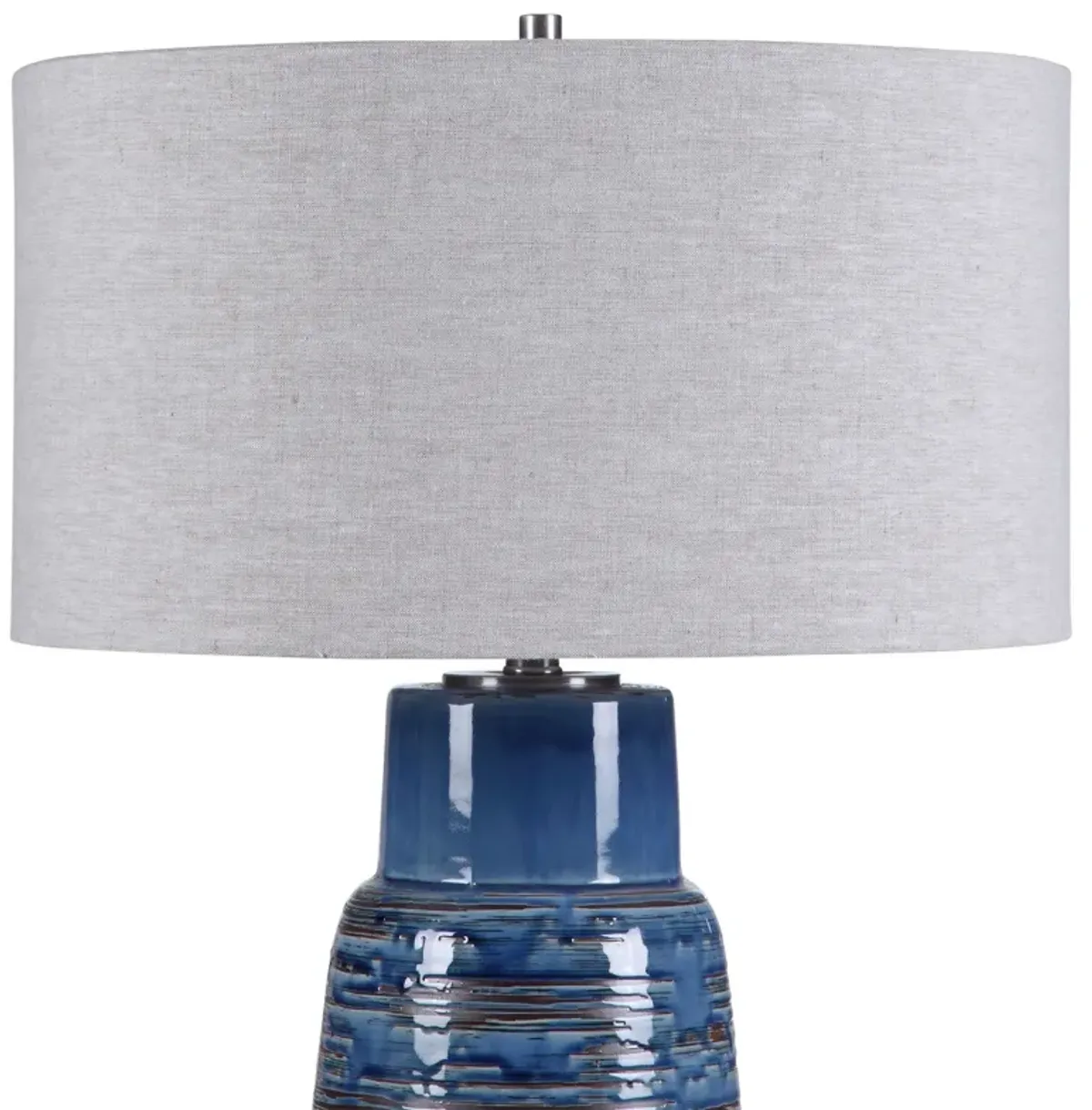 Uttermost Magellan Blue Table Lamp