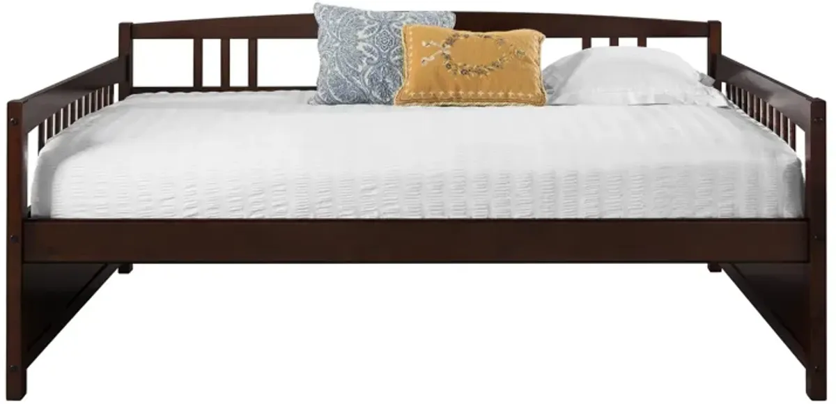 Mathilda Full Wood Daybed, Espresso