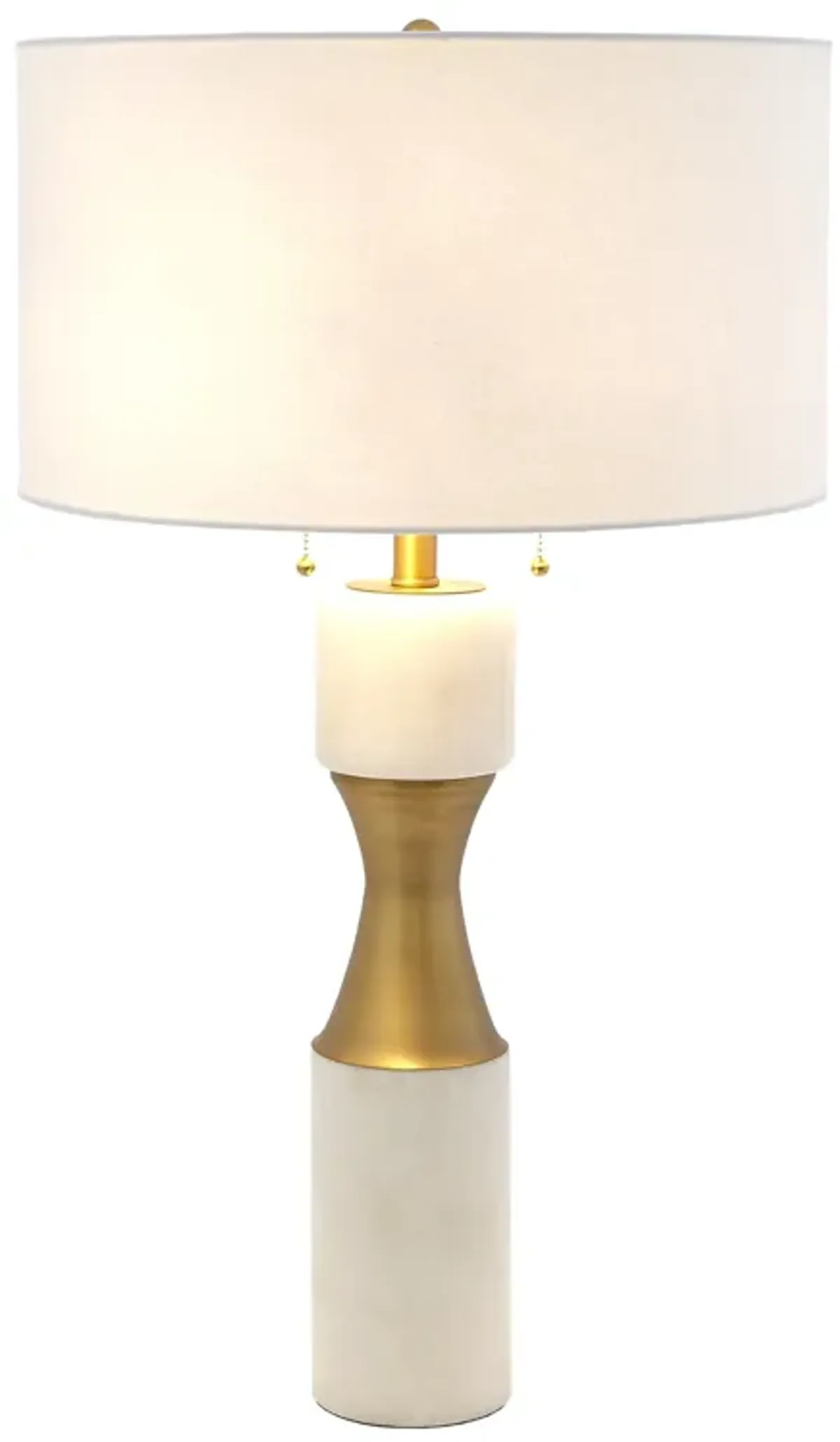 Marble Cinch Lamp-White