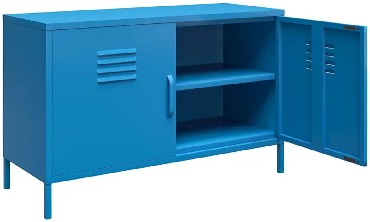 Cache 2 Door Wide Metal Locker Accent Storage Cabinet