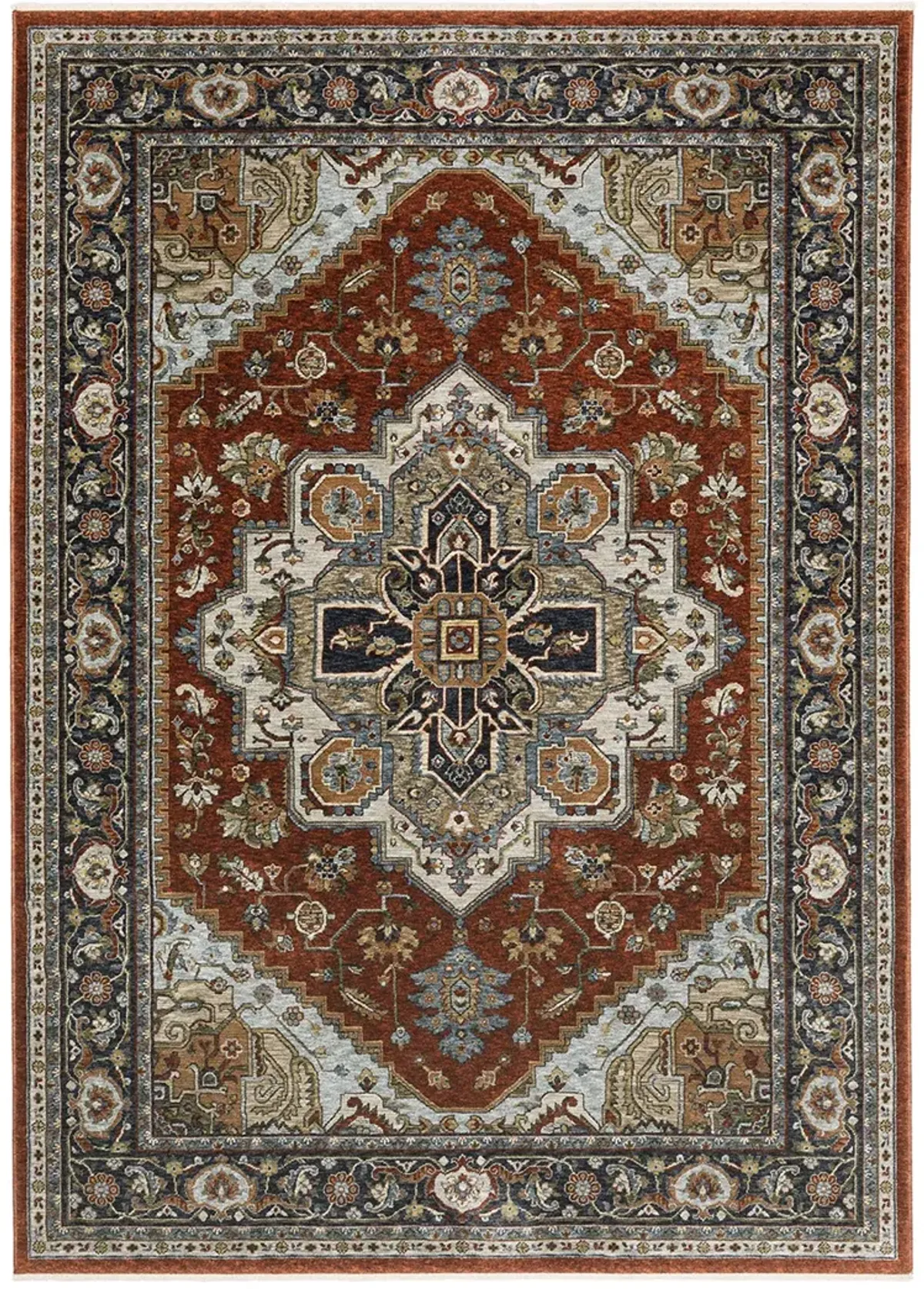 Aberdeen 9'10" x 12'10" Red Rug