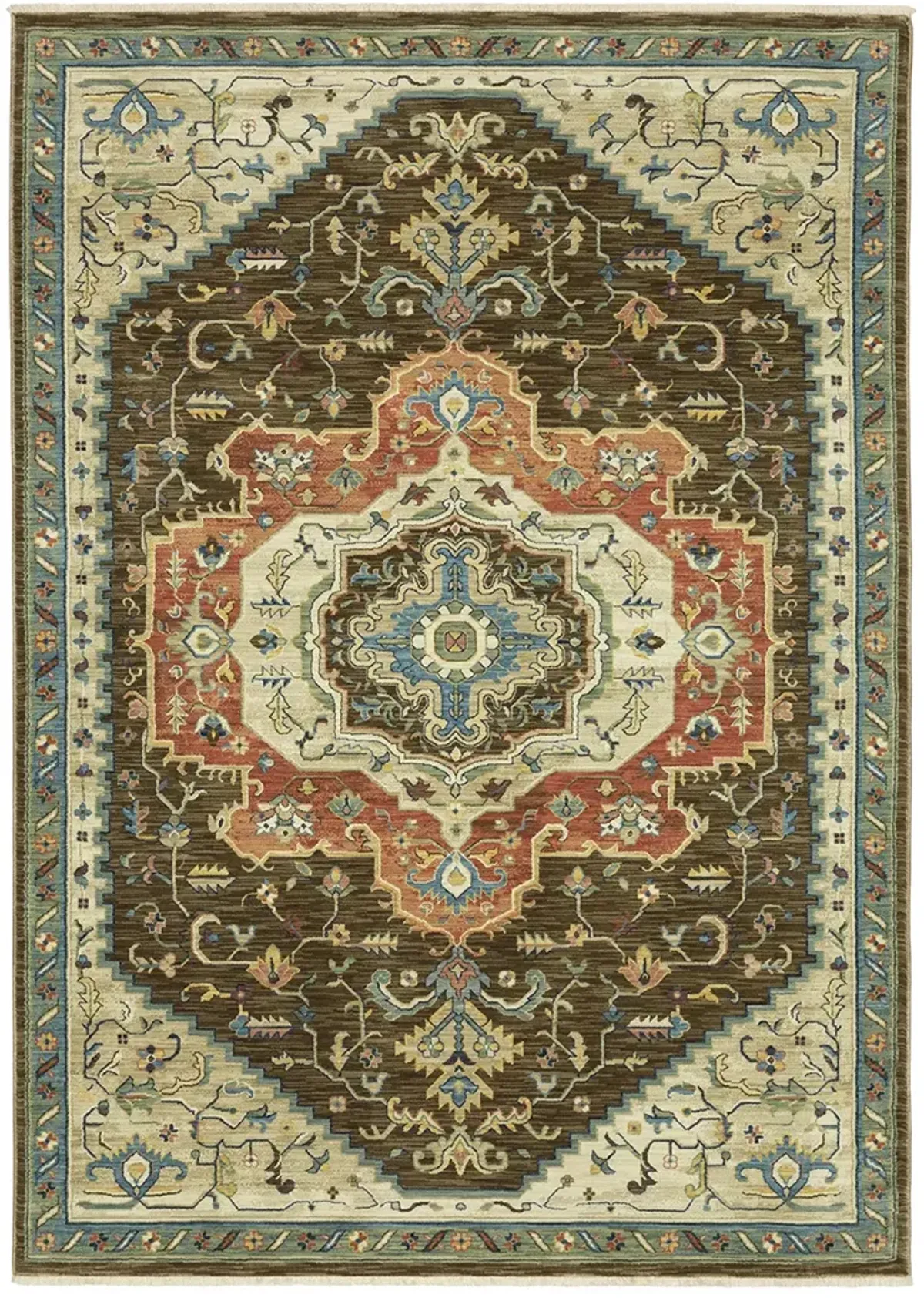 Francesca 3'3" x 5' Brown Rug