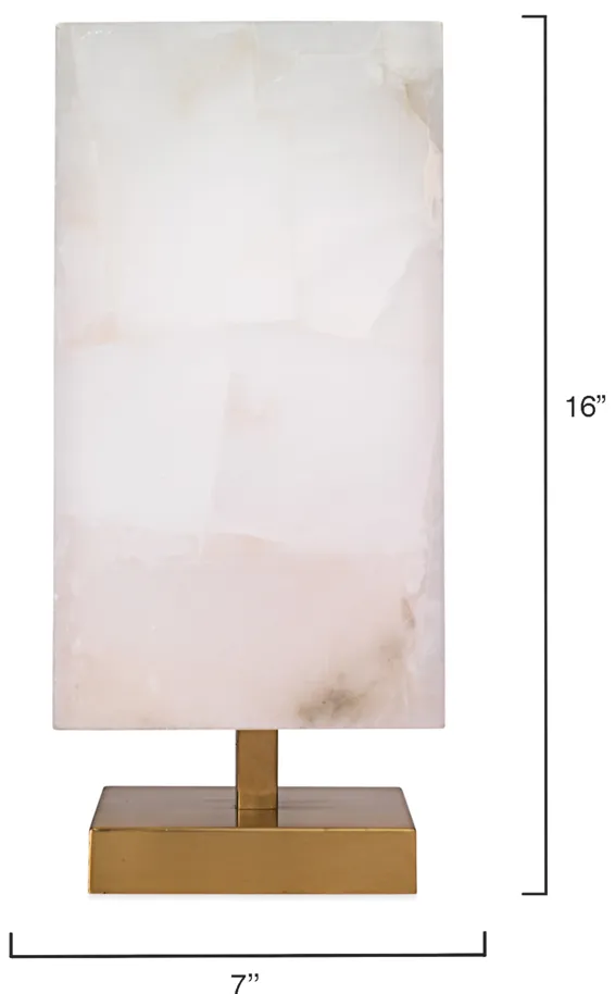 Ghost Axis Alabaster Table Lamp