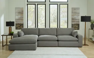 Elyza 3-Piece Sectional with Right Arm Facing Chaise
