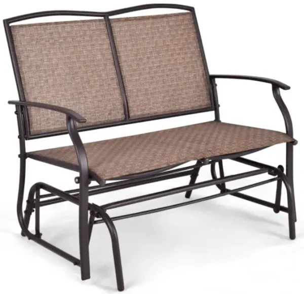 Hivvago Iron Patio Rocking Chair for Outdoor Backyard and Lawn