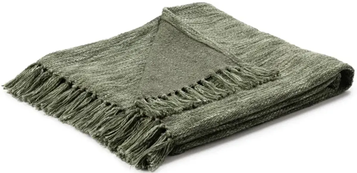 TC Sharma Cedar Green 50"x70" Throw