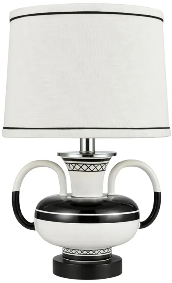 Luxor Gardens 18'' High 1-Light Table Lamp