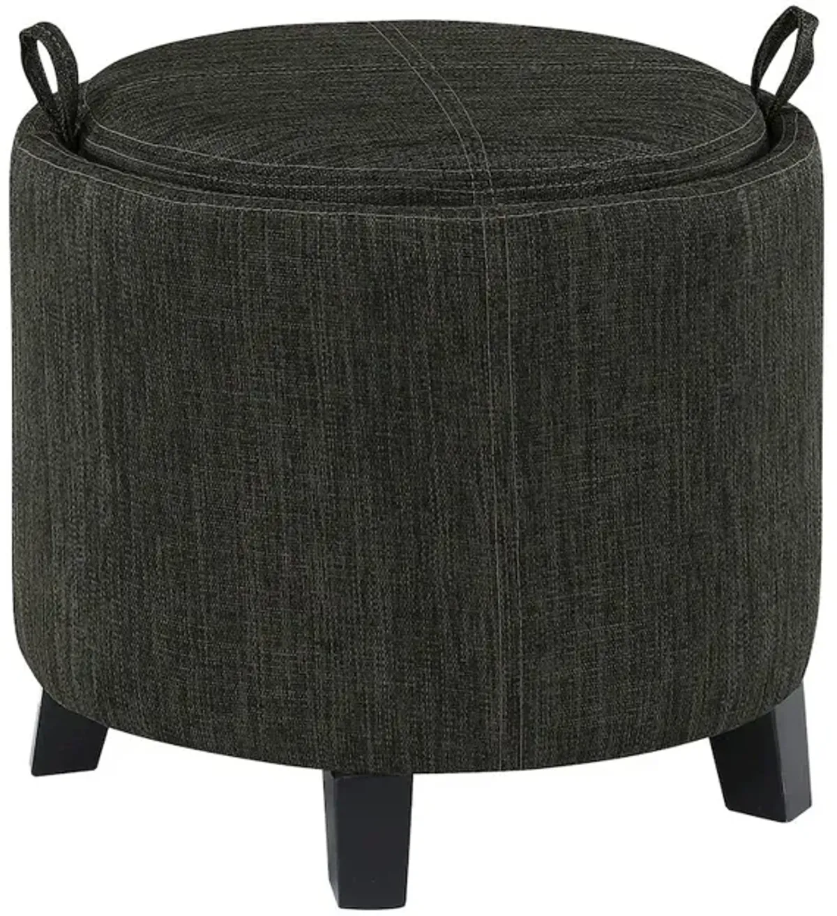 Convenience Concepts Designs4Comfort Oscar Storage Ottoman with Reversible Tray