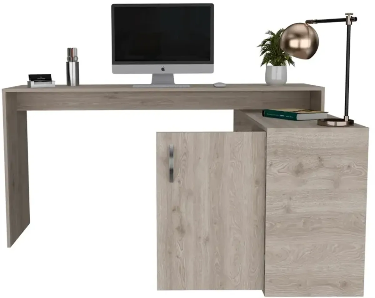 L-Shaped Desk Desti, Office, Light Gray