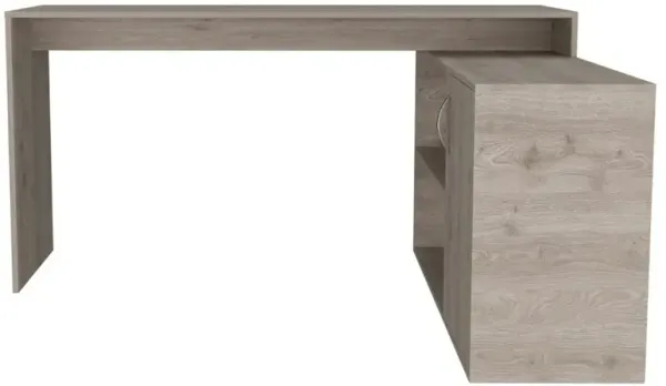 L-Shaped Desk Desti, Office, Light Gray