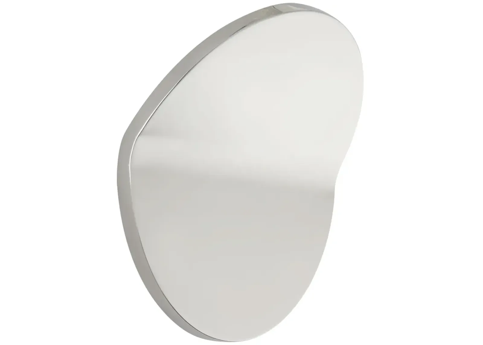 Bend Large Round Light in Polished Nickel