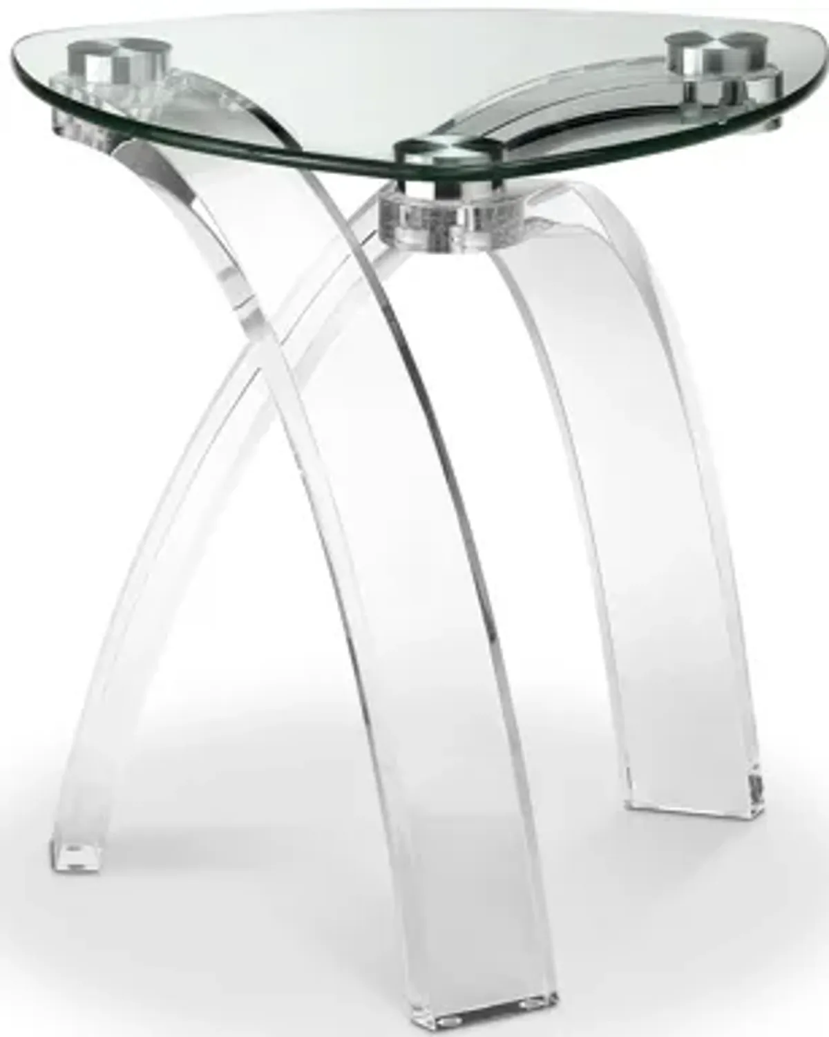 Cassius Pie Shaped End Table