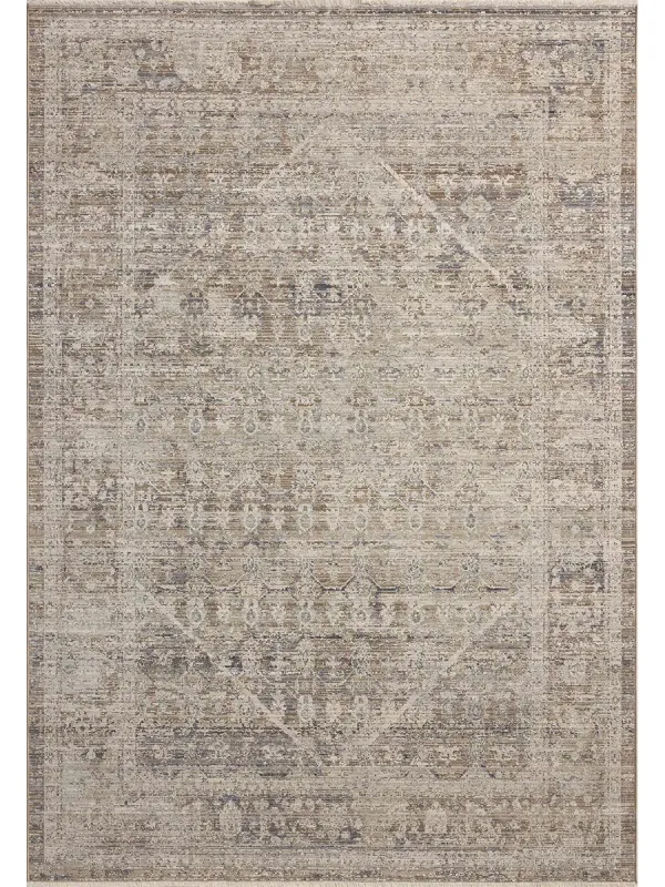 Ida Slate/Natural 2'7"x8'0" Runner Rug