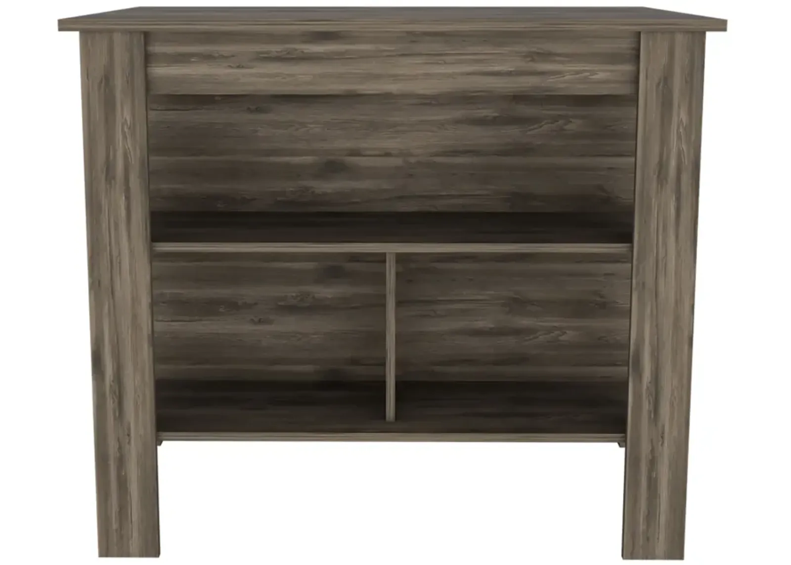 Kitchen Island Dozza, Kitchen, Dark Brown