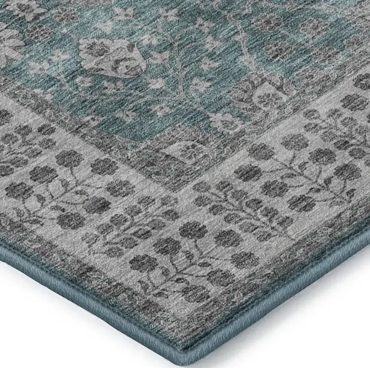 Hatay HY8 Teal 5' x 7'6" Rug