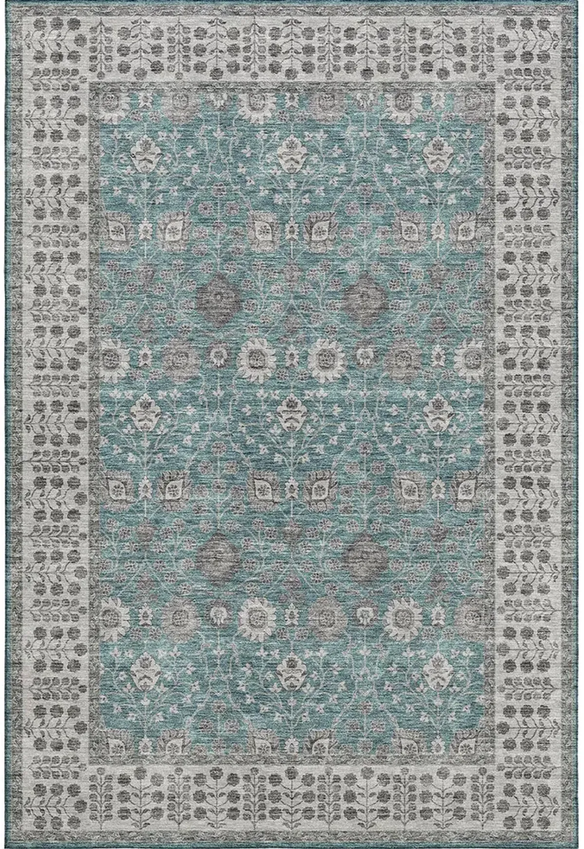 Hatay HY8 Teal 5' x 7'6" Rug