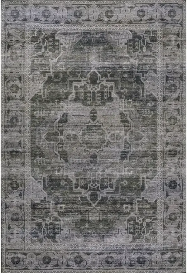 Alanya Ornate Medallion Machine-Washable Area Rug