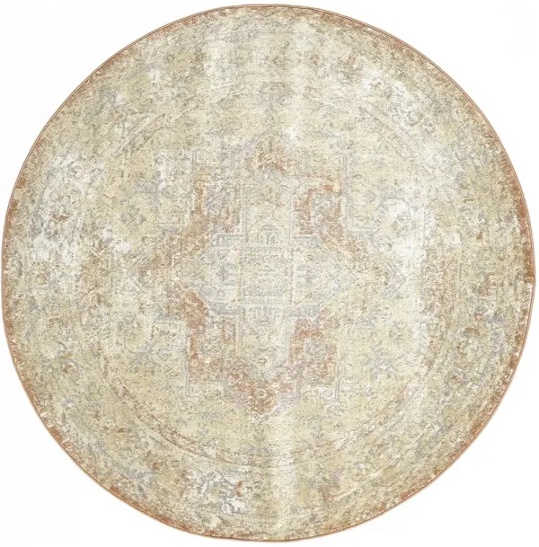 Nourison Essentials Persian NRE07 Beige/Rust 6' x Round Rug