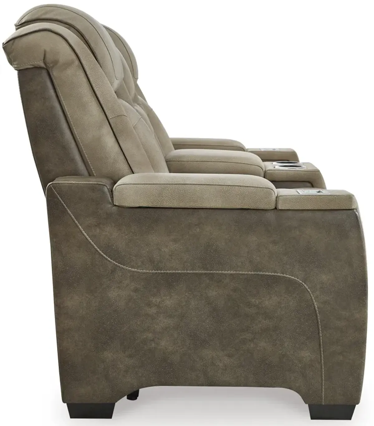 Next-Gen DuraPella Sand Power Reclining Loveseat