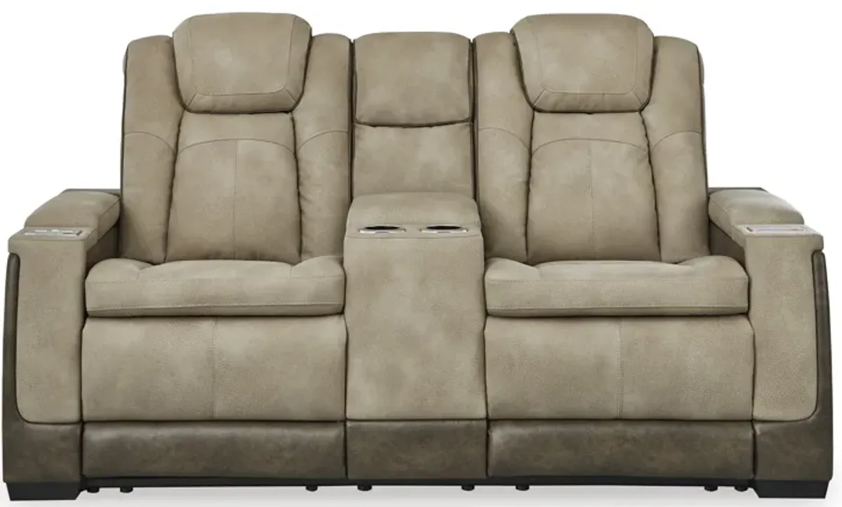 Next-Gen DuraPella Sand Power Reclining Loveseat