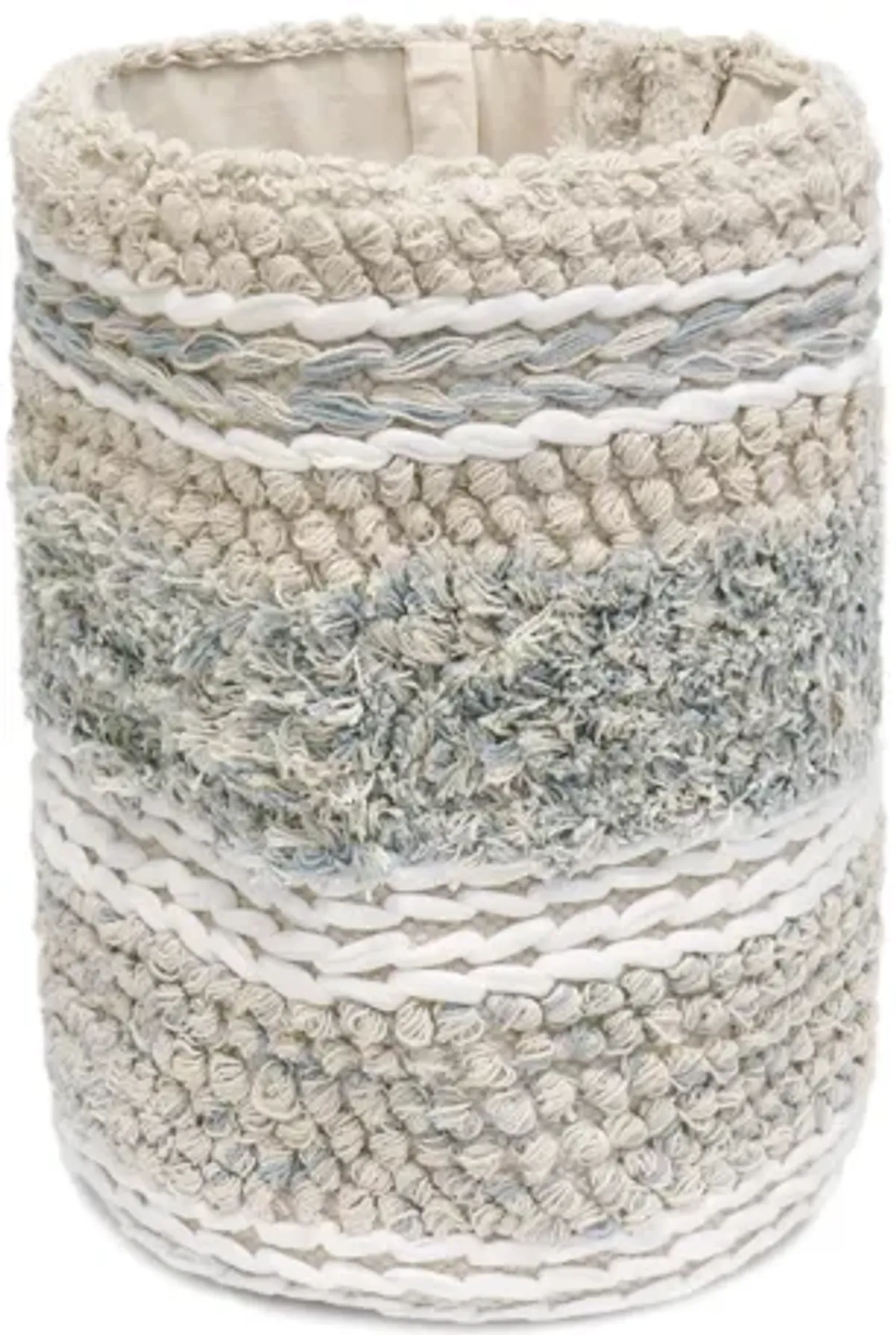 Pasargad Home Grandcanyon Cotton Braided Basket, Beige