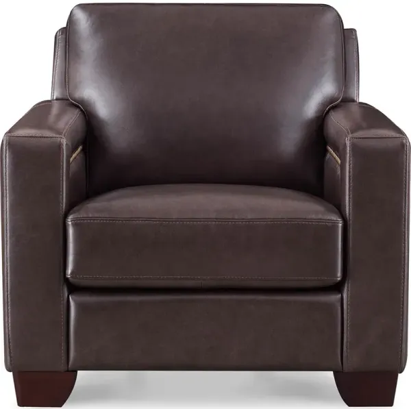 Alice 100% Top Grain Leather Chair