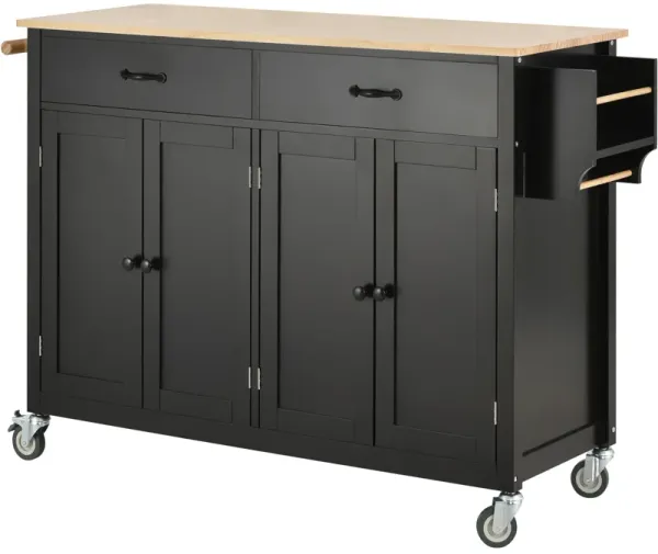 Merax Kitchen Island Cart