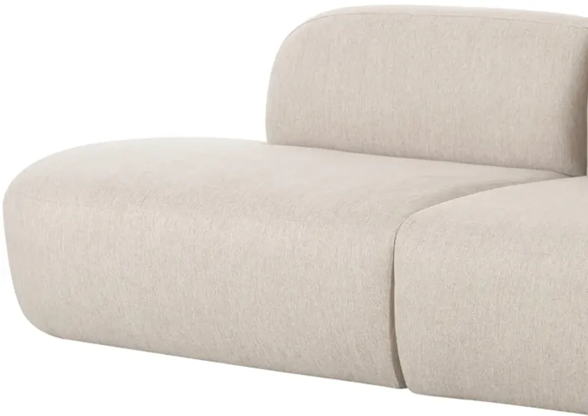 Broohah Beige Linen Sofa